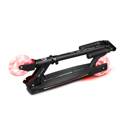 SPOKEY Hulajnoga Miejska Składana Regulowana Młodzieżowa Świecące Kółka 120 mm
