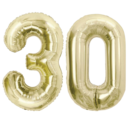 Balony Foliowe Dekoracja Na 30 Urodziny Rocznice Szampańskie 85 cm GODAN