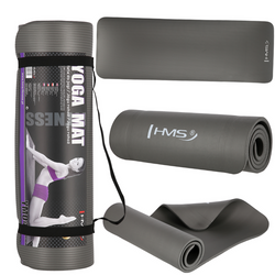 Mata Do Ćwiczeń Fitness Jogi Gimnastyczna Treningowa Gruba NBR 1,5 cm HMS