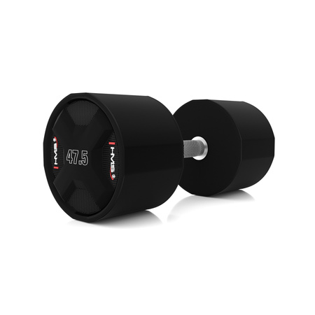 Ciężarek Hantla Poliuretanowa Do Ćwiczeń Treningu 47.5 kg HMS
