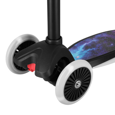 Hulajnoga Trójkołowa Dla Dzieci Balansowa Składana Świecące Kółka LED NILS