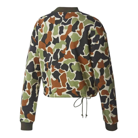 Bluza Damska Sportowa Treningowa Do Biegania Bawełniana Moro ADIDAS