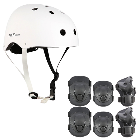 Kask Na Rolki Rower Hulajnogę Regulowany Dla Dzieci Orzeszek + Ochraniacze