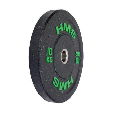 HMS Talerz Olimpijski Na Gryf Sztangę Gumowany Do Treningu Siłowego 4x10 kg