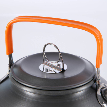 Zestaw Naczynia Turystyczne Czajnik + Garnek + Patelnia + Sztućce NILS