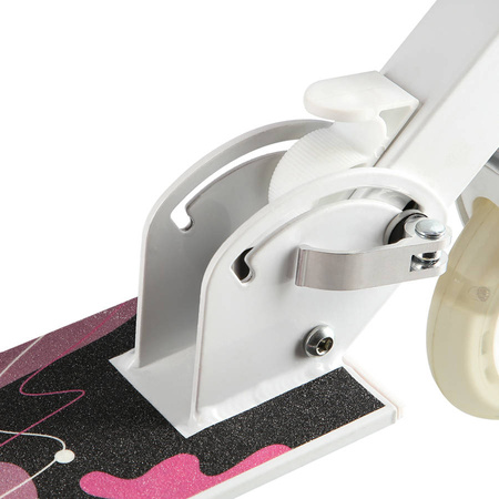 Hulajnoga Miejska Klasyczna Składana Dla Dzieci Regulowana Koła LED 120 mm