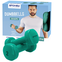 SPOKEY Zestaw Hantli Winylowych Do Ćwiczeń 2x2 kg