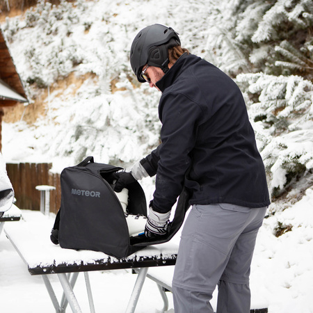 Zestaw Narciarski Torba Na Narty 195 cm + Pokrowiec Na Buty Kask METEOR