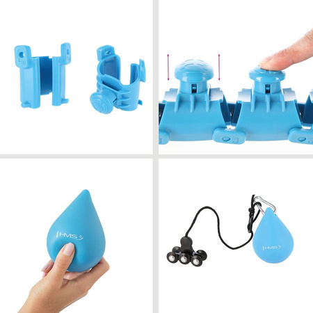 HMS Hula Hop Odchudzające Z Wypustkami i Obciążnikiem + Pas