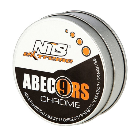 Łożyska Do Rolek Deskorolki Hulajnogi Zestaw 16 szt. ABEC-9 Chrome NILS