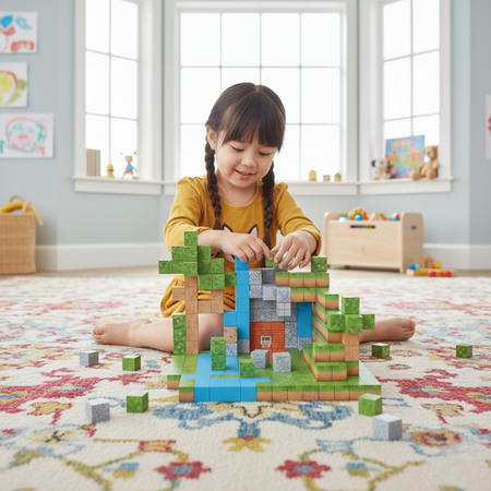 Klocki Magnetyczne Konstrukcyjne Zestaw 275 Elementów Edukacyjne Dla Dzieci