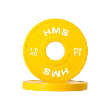 HMS Talerze Obciążenia Na Gryf Olimpijski Sztangę Gumowane 2x1,5 kg