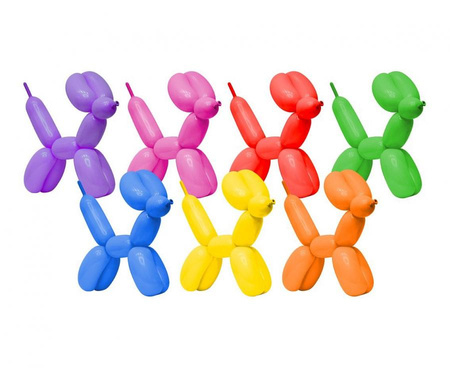 Pastelowe Różnokolorowe Balony Rurki Do Modelowania Dla Animatora 100 szt.