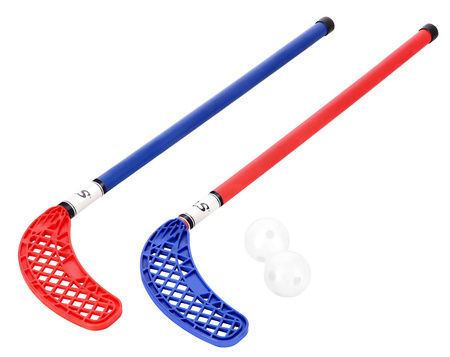 Zestaw Do Unihokeja Bramki Samorozkłądające + Kije + Piłki Dla Dzieci NILS