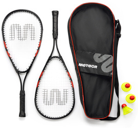 Zestaw 2 Rakiety + 3 Lotki Do Gry W SPEED Badmintona Crossmintona METEOR