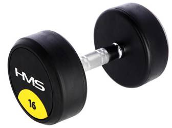 HMS Hantla Ciężarek Gumowany Chromowany 16 kg