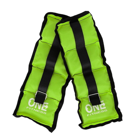 ONE FITNESS Zestaw Obciążeń Na Kostki Nadgarstki 2x1,5 kg