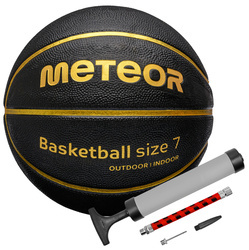 METEOR Piłka Do Koszykówki Kosza Koszowa Treningowa Rozmiar 7 + Pompka