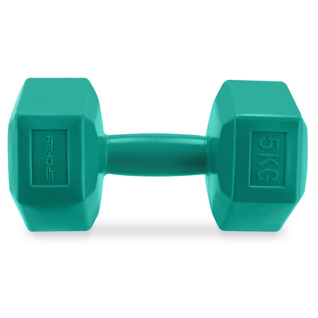 Hantle Ciężarki Bitumiczne Do Treningu Siłowego Zestaw 2x 5 kg SPOKEY 