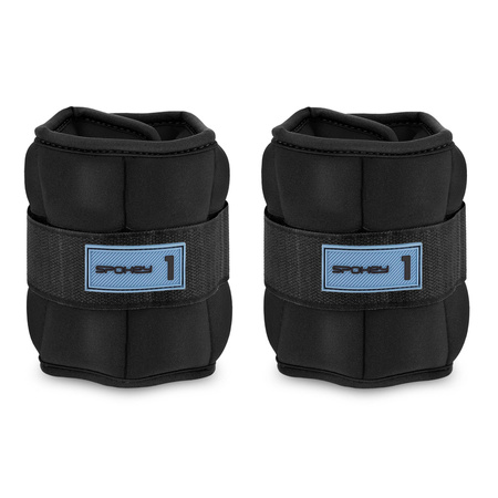 Obciążenia Ciężarki Na Kostki Nadgarstki Do Ćwiczeń Fitness 2x1 kg SPOKEY