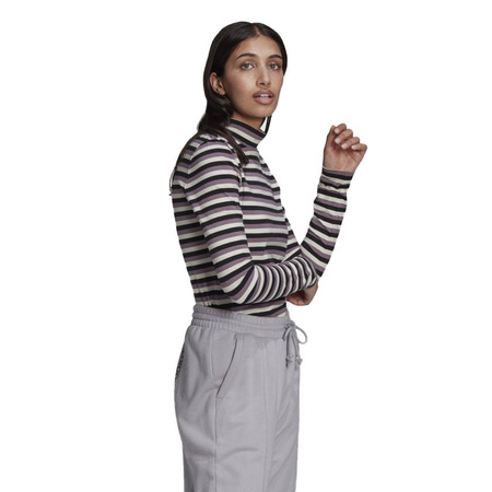 Bluzka Koszulka Damska Elegancka Modna Z Długim Rękawem Bawełniana ADIDAS