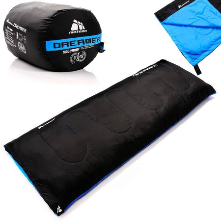 Śpiwór Turystyczny Ciepły Kołdra 190x75 cm METEOR