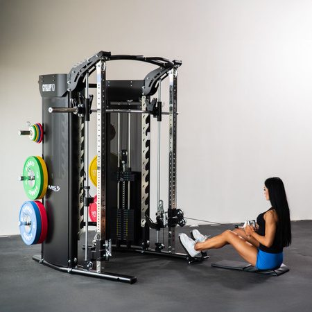 Atlas Wielofunkcyjny Suwnica Smitha Ze Stosem Do Ćwiczeń Siłowych Treningu