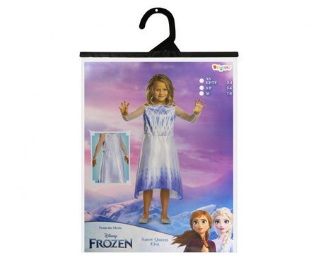 Strój Elsa Kostium Przebranie Dla Dziewczynki Frozen 2 DISGUISE 7-8 Lat
