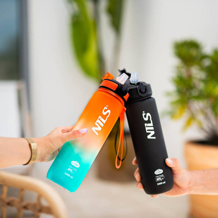 Bidon Rowerowy Butelka Sportowa Na Wodę Tritanowa BPA FREE 1000 ml NILS