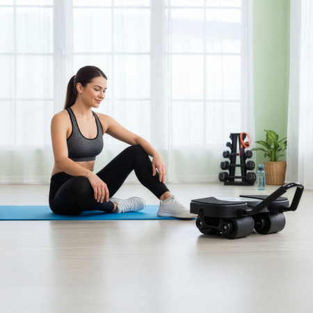 Automatyczne Koło Do Ćwiczeń Mięśni Brzucha Z Podparciem i Wyświetlaczem