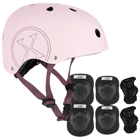 Kask Na Rolki Rower Hulajnogę Regulowany Dla Dzieci Orzeszek + Ochraniacze