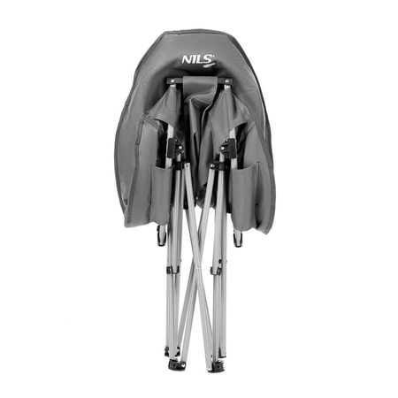 Krzesło Turystyczne Składane Kempingowe Plażowe Ogrodowe + Pokrowiec NILS