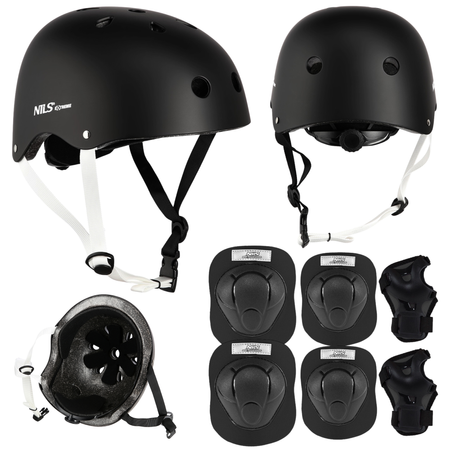 Kask Na Rolki Rower Hulajnogę Regulowany Dla Dzieci Orzeszek + Ochraniacze