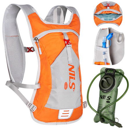 Plecak Rowerowy Biegowy Sportowy 10 L + Bukłak 2L NILS CAMP