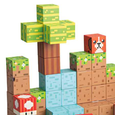 Klocki Magnetyczne Konstrukcyjne Zestaw 147 Elementów Edukacyjne Dla Dzieci