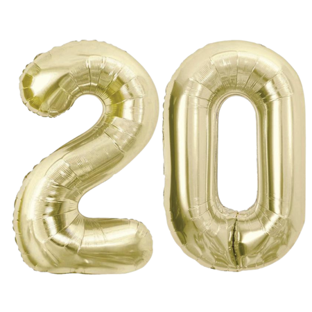 Balon Foliowy Na Urodziny Rocznicę Dekoracja Na 20 Lat 85 cm Na Hel GODAN