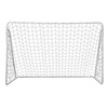 Bramki Piłkarskie 2 szt. Treningowe Z Siatką I Matą Do Celowania 240x150 cm