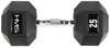 Hantla Hantelka Ciężarek Gumowany HEX PRO Do Ćwiczeń Treningu 25 kg HMS
