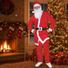 Strój Świętego Mikołaja Kostium Przebranie Gwiazdora + Worek Na Prezenty	