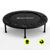 Trampolina Fitness Domowa Sportowa Czarna 91 cm Do 100 kg HyperMotion
