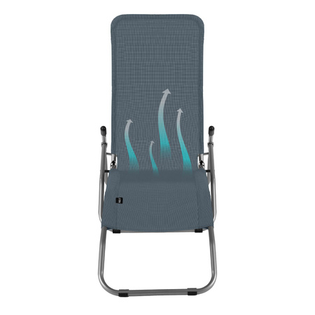 Leżak Ogrodowy Plażowy Ogrodowy Kempingowy Fotel Składany Turystyczny NILS