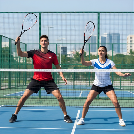 Zestaw Do Crossmintona SPEED Badmintona Rakiety Lotki Znaczniki Piłeczka