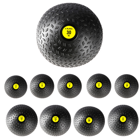 Slam Ball Piłka Lekarska Do Ćwiczeń Fitness Treningu Crossfit 30 kg HMS