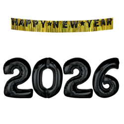 Balony Foliowe 2026 Na Nowy Rok Sylwestra Duże 92cm Girlanda Happy New Year