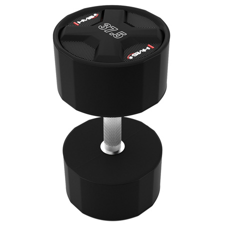 HMS Ciężarek Hantla Poliuretanowa Do Ćwiczeń Treningu 37.5 kg