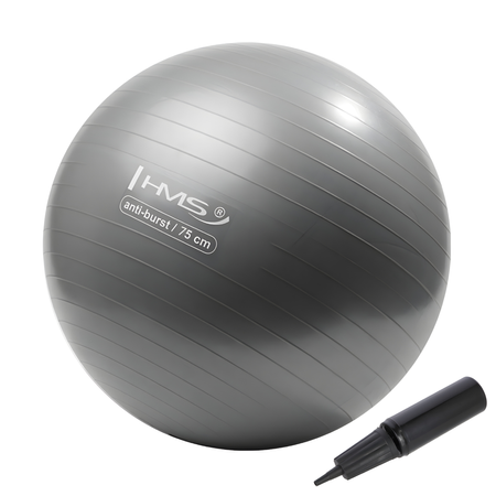 Piłka Gimnastyczna Rehabilitacyjna ANTI-BURST Do Ćwiczeń Fitness HMS 75 cm
