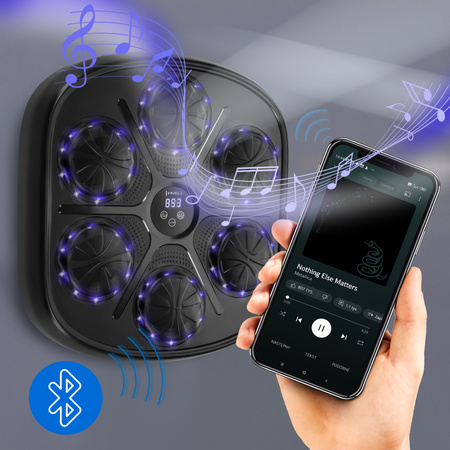 Elektroniczna Tarcza Bokserska Bluetooth Na Ścianę Z Głośnikiem + Rękawice