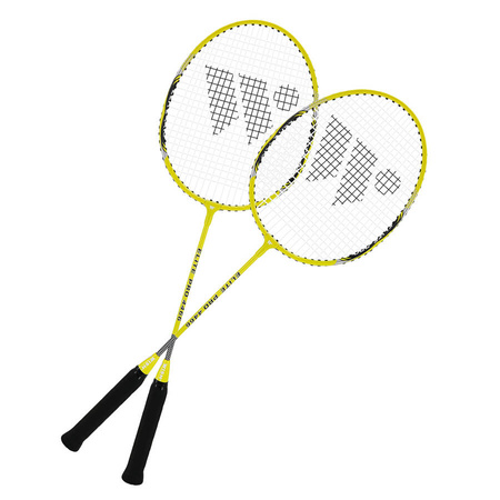 WISH Zestaw 2 Rakiet Siatka Lotki Do Gry W Badmintona