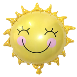 Balon Foliowy Słońce Na Przyjęcie Urodziny Dla Dziecka Na Hel 52x52 cm