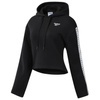 Bluza Z Kapturem Oversize Szeroki Rękaw Damska Bawełniana Czarna REEBOK